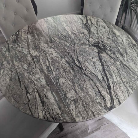 100cm-Grey-Modern-Marble-Round-Dining-Table-White-High-Gloss-Pedestal-Base