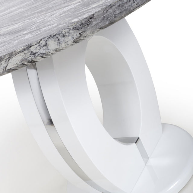 100cm-Grey-Modern-Marble-Round-Dining-Table-White-High-Gloss-Pedestal-Base