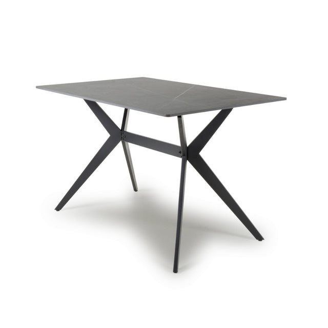 120cm-Industrial-Grey-Rectangular-Sintered-Stone-Dining-Table-Black-Metal-Frame-6-Seater