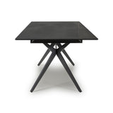 140cm-180cm-Extending-Industrial-Black-Rectangular-Sintered-Stone-Dining-Table-Black-Metal-Frame-8-Seater