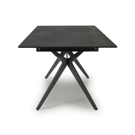 140cm-180cm-Extending-Industrial-Black-Rectangular-Sintered-Stone-Dining-Table-Black-Metal-Frame-8-Seater