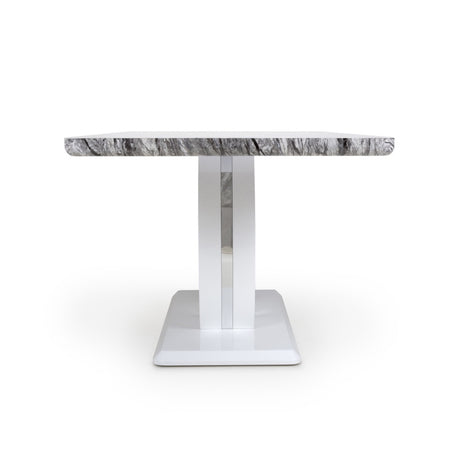 180cm-Modern-grey-rectangular-marble-dining-table-white-pedestal-base-8-seater