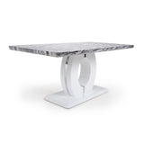 180cm-Modern-grey-rectangular-marble-dining-table-white-pedestal-base-8-seater