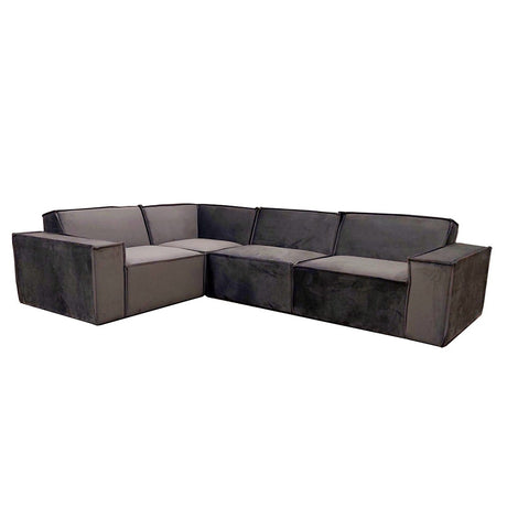 4-Piece-Grey-fabric-Corner-Sofa-300cm4-Piece-Grey-fabric-Corner-Sofa-300cm