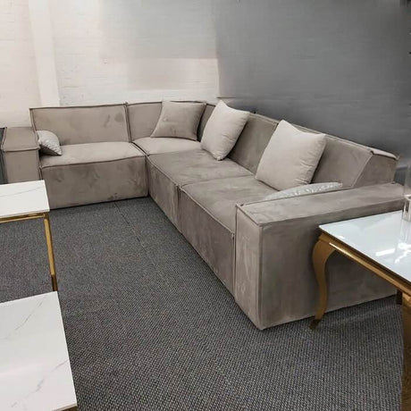 4-Piece-Grey-fabric-Corner-Sofa-300cm4-Piece-light-Grey-fabric-Corner-Sofa-300cm