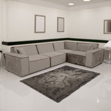 4-Piece-Grey-fabric-Corner-Sofa-300cm4-Piece-light-Grey-fabric-Corner-Sofa-300cm