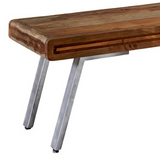 Industrial-Natural-Wood-Dining-Bench-Reclaimed-Metal-Legs-145cm