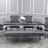 Classic-4-8-Seater-black-marble-dining-table-rectangular-marble-top-stainless-steel-curved-legs