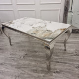 Classic-8-Seater-white-and-gold-marble-dining-table-rectangular-marble-top-stainless-steel-curved-legs-180cm