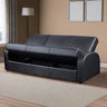 Classic-Black-Faux-Leather-Standard-Sofa-Bed-180cm