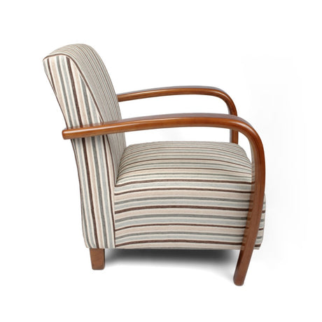 Classic-Chinelle-Duck-Egg-Regency-Striped-Fabric-Bentwood-Arms