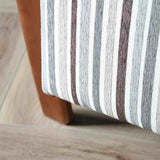 Classic-Chinelle-Duck-Egg-Regency-Striped-Fabric-Bentwood-Arms