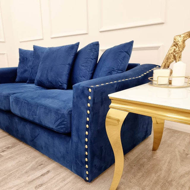 Classic-Chrome-Studded-2_3-Blue-Velvet-Sofa