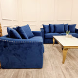 Classic-Chrome-Studded-2_3-Blue-Velvet-Sofa