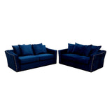 Classic-Chrome-Studded-2_3-Blue-Velvet-Sofa