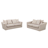 Classic-Chrome-studded-Cream-Fabric-Sofa-3+2