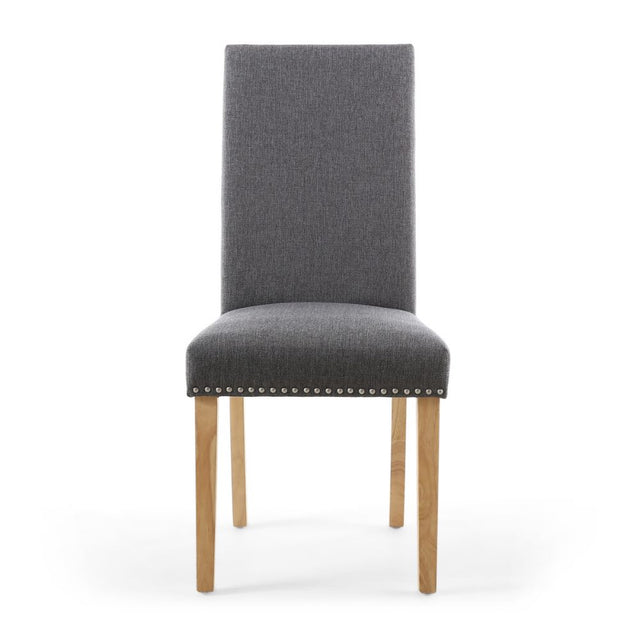 Classic-Dark-Grey-Linen-Dining-Chair-Natural-Rubberwood-Legs-Set-of-2