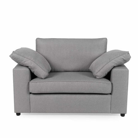 Classic-Grey-Fabric-1-Seater-Standard-Sofa-140cm