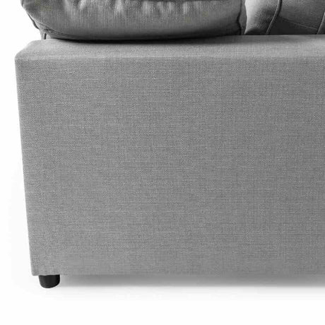 Classic-Grey-Fabric-4-Seater-Corner-Sofa-4-Piece-220cm