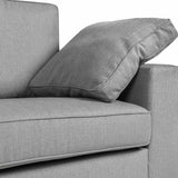 Classic-Grey-Fabric-4-Seater-Corner-Sofa-4-Piece-220cm