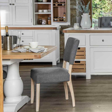 Classic-Grey-Fabric-Dining-Chair-With-Wood-Legs-Set-of-2