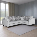 Classic-Light-Grey-Fabric-3-Seater-Corner-Sofa-With-Studded-Detailing-Wood-Legs-270cmx200cm