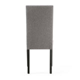 Classic-Light-Grey-Linen-Dining-Chair-Black-Rubberwood-Legs-Set-of-2