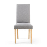 Classic-Light-Grey-Linen-Dining-Chair-Natural-Rubberwood-Legs-Set-of-2