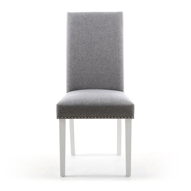 Classic-Light-Grey-Linen-Dining-Chair-White-Rubberwood-Legs-Set-of-2