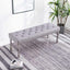 Classic-Light-Grey-Velvet-Dining-Bench-Metal-Legs-130cm