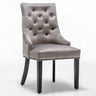 Classic-Light-Grey-Velvet-Knocker-Back-Dining-Chair-Diamond-Stitched-Back-Black-Metal-Legs-Set-of-2