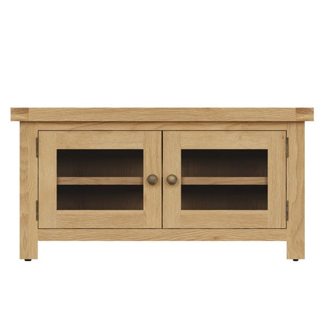 Arthur Classic Oak Wood TV Stand With Storage