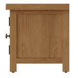 Arthur Classic Oak Wood TV Stand With Storage