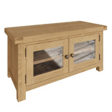 Arthur Classic Oak Wood TV Stand With Storage