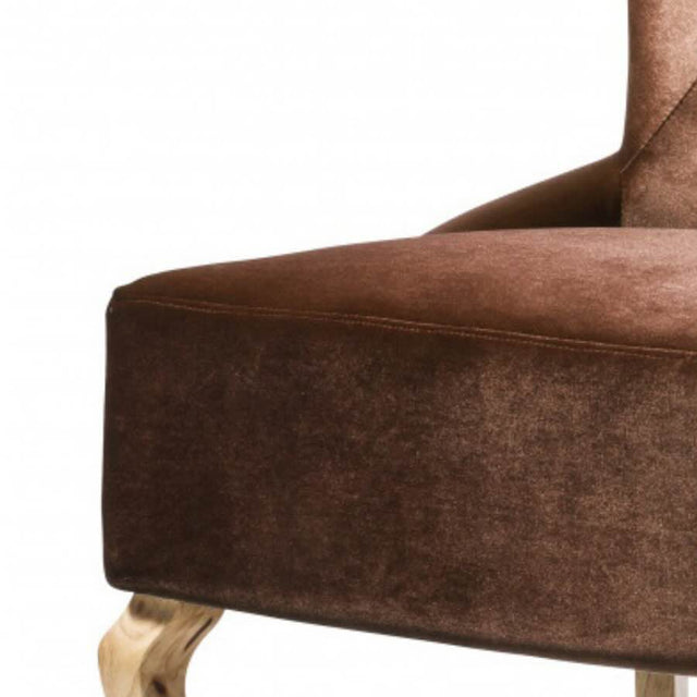 Classic-brown-Shimmer-Velvet-Lounge-Chair-With-Deep-Buttoned-Back-_-Rubberwood-Legs