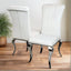 Classic-light-grey-velvet-dining-chairs-chrome-legs