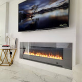 Electric-Fireplace-Grey-50-inch-insert-With-Remote