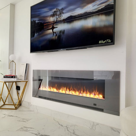 Electric-Fireplace-Grey-50-inch-insert-With-Remote