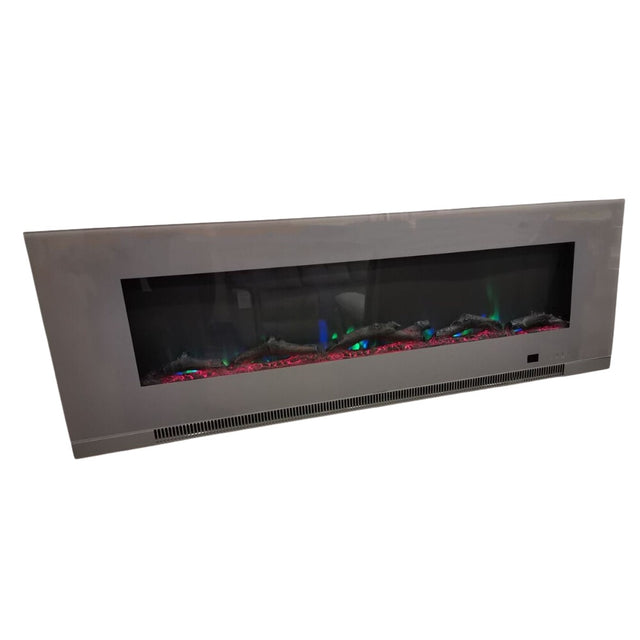 Electric-Fireplace-Grey-50-inch-insert-With-Remote