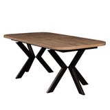 Industrial-10-12-Seater-Rectangular-Oak-Dining-Table-Extendable-Wood-Top-Black-Metal-Legs-200cm-280cm