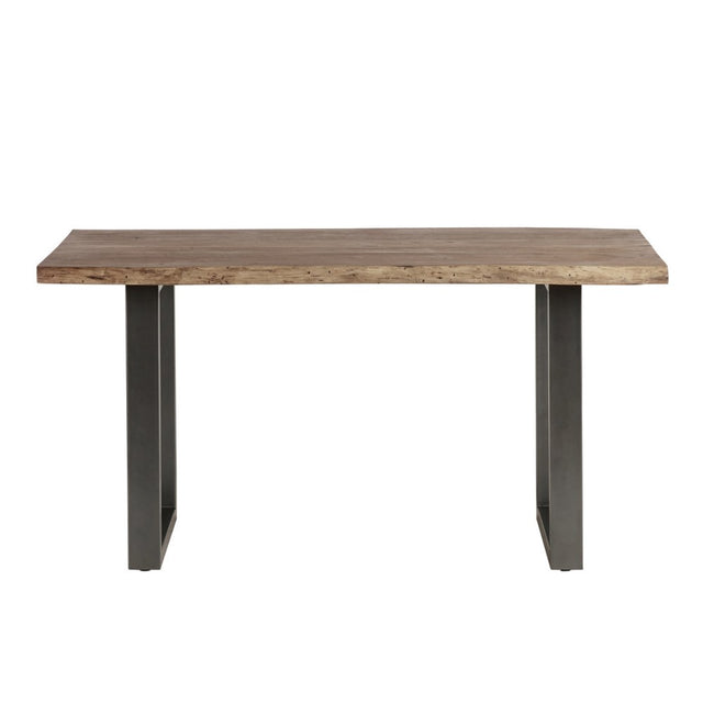 Industrial-6-Seater-Natural-Solid-Wood-Live-Edge-Rectangular-Dining-Table-150cm