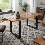 Industrial-8-Seater-Natural-Solid-Wood-Live-Edge-Rectangular-Dining-Table-200cm