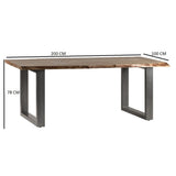 Industrial-8-Seater-Natural-Solid-Wood-Live-Edge-Rectangular-Dining-Table-200cm