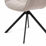 Industrial-Cream-Fabric-Cushioned-Dining-Chair-Black-Metal-Legs-Set-of-2