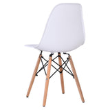 Industrial-Eiffel-Style-White-Plastic-Dining-Chair-Wooden-Legs-Set-of-4