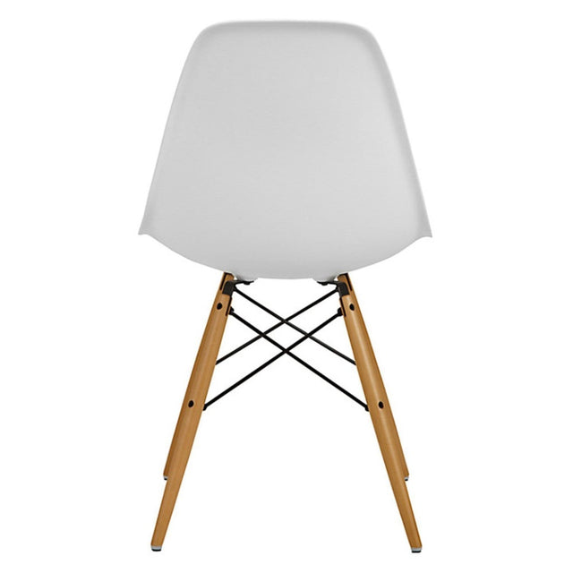 Industrial-Eiffel-Style-White-Plastic-Dining-Chair-Wooden-Legs-Set-of-4