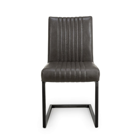 Industrial-Grey-Leather-Cantilever-Dining-Chair-Black-Metal-Legs