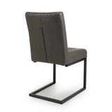 Industrial-Grey-Leather-Cantilever-Dining-Chair-Black-Metal-Legs-Set-of-2