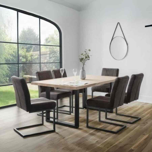 Industrial-Grey-Leather-Cantilever-Dining-Chair-Black-Metal-Legs-Set-of-2