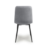 Industrial-Grey-Velvet-Dining-Chair-Diamond-Stitching-Black-Metal-Legs-Set-of-2